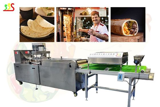 Adjustable Sliver Color Lavash Production Line 200g/Pc 23kw