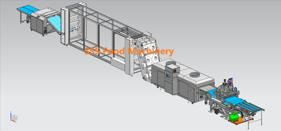 Stainless Steel Wheat Flour Tortilla Making Machine With Two Heads automatic