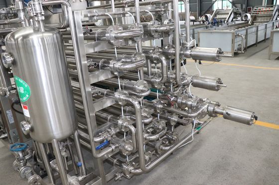 0.1 - Acier inoxydable tubulaire de machine de stérilisation UHT de 20 t/h
