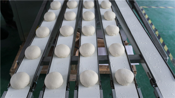 Efficient Tortilla Production Line With 8 - 50cm Chrome Plated Rollers And PLC Controls