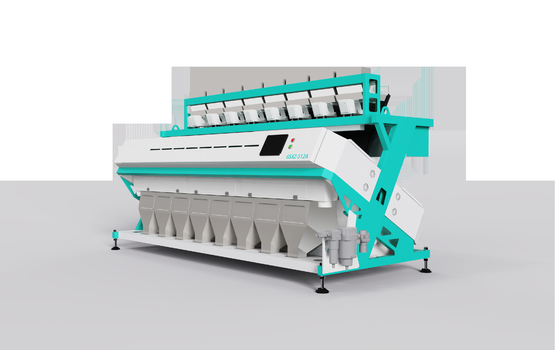 High Output 8 Chute  Color Sorter Machine High Frequency Long Life