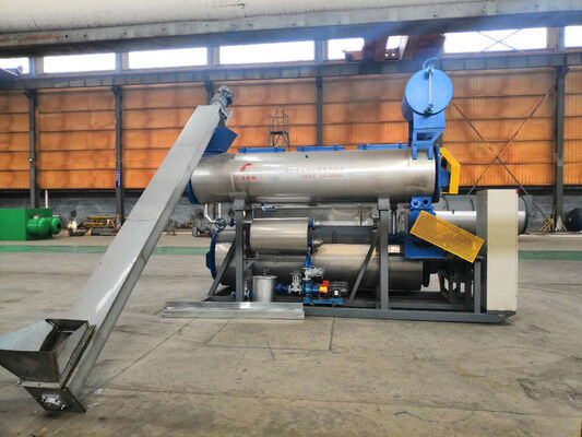 Installation de farine de poisson de 50 à 200 kW pour la transformation du poisson en farine de poisson avec une teneur en humidité de sortie inférieure à 10%