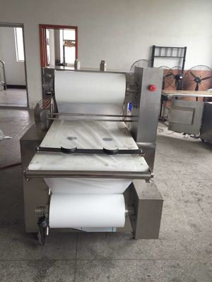Film Covering Shredded Cake Paratha Pressing Machine For Frozen Roti Laccha