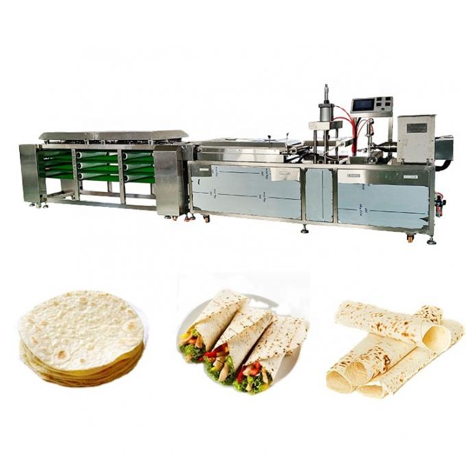 chaîne de production de chauffage électrique de la tortilla 1300pcs/h de 10cm 0