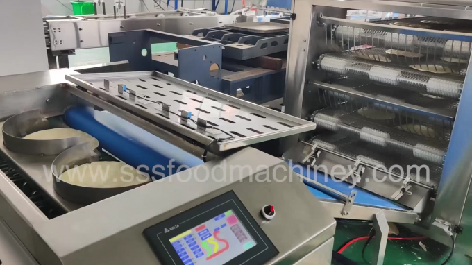 Machine à tortillas à haute vitesse à faible consommation d'énergie de 2000 pièces par heure 10